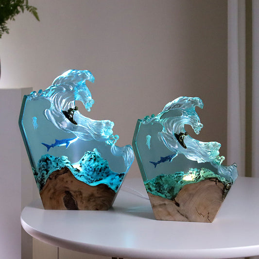 Wave Surfer Lamp