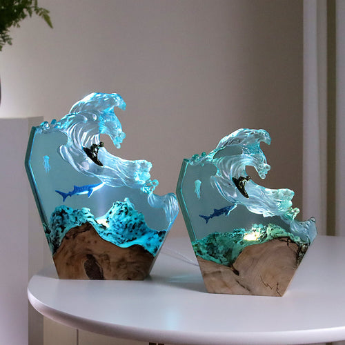 Wave Surfer Lamp