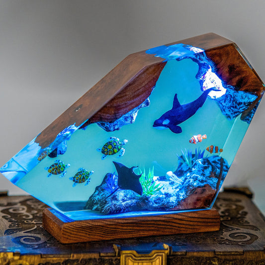 Various Sea Creatures Ocean Lamp