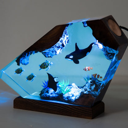 Various Sea Creatures Ocean Lamp